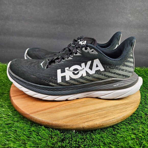 Hoka One One Mach 5 Shoes Mens Size 11 D Black White Athletic Running Sneakers main image 4